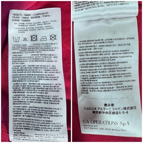 Armani Exchange Long Sleeve Sequin Tee [555] - Picture 7 of 9